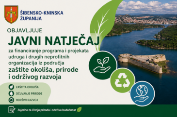Javni natječaj za financiranje programa i projekata udruga iz područja zaštite okoliša, prirode i održivog razvoja u 2026. godini