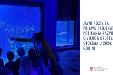 Javni poziv za prijavu projekata poticanja razvoja civilnog društva na otocima u 2024. godini.