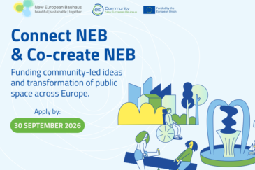 Otvoren poziv Connect NEB & Co-create NEB 2027 za projekte razvoja lokalnih zajednica i javnih prostora